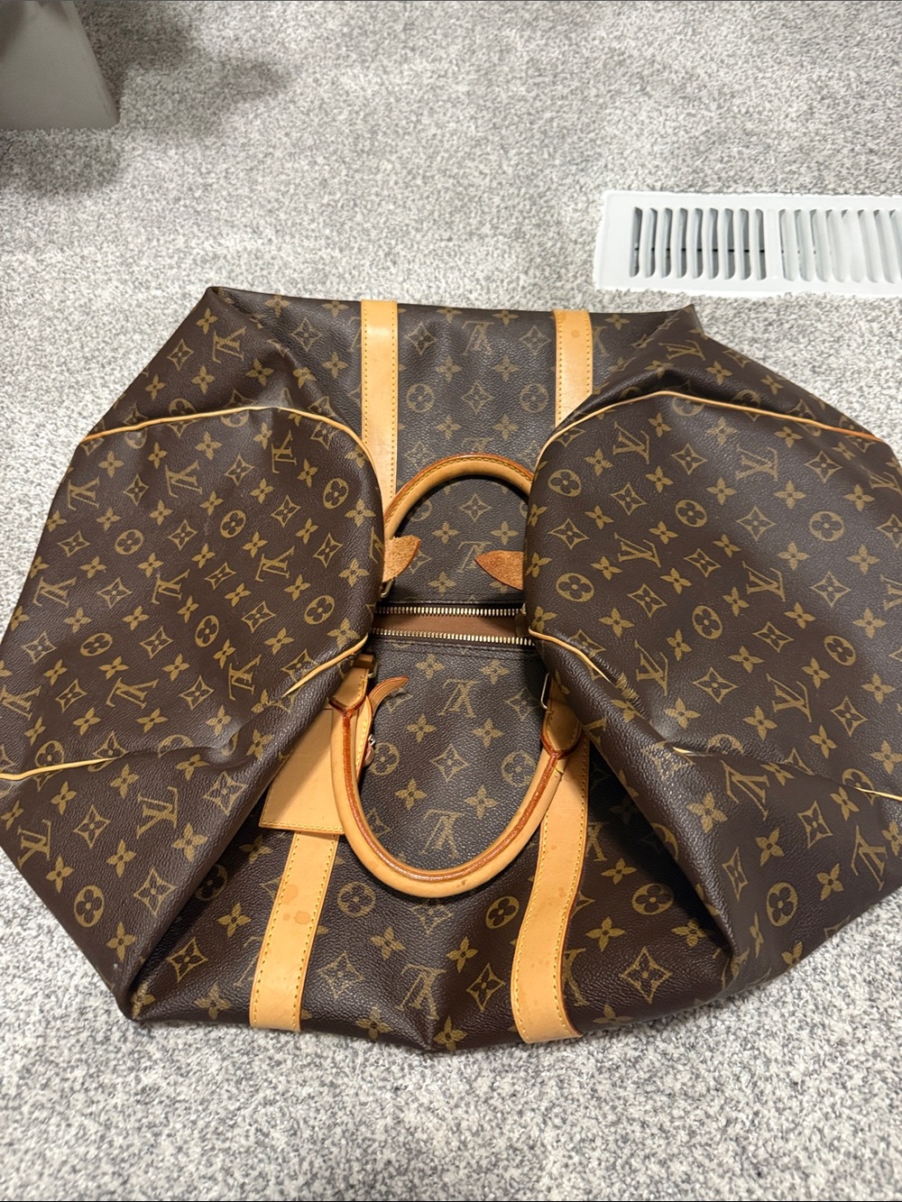 Louis Vuitton  Monogram Keepall Travel Duffel - Brown/Tan - Picture 15 of 15